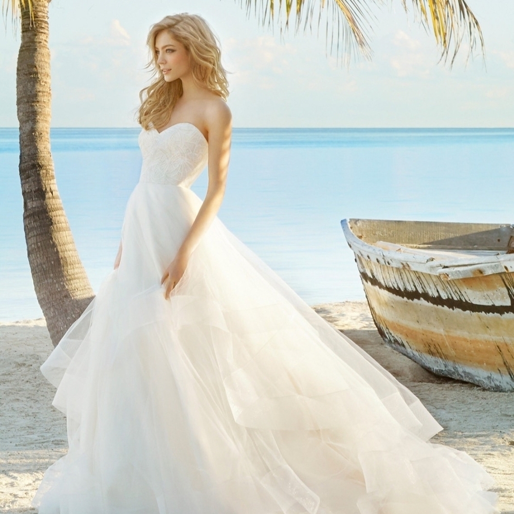 BLUSH by Hayley Paige Masie Wedding Gown Size 14 Nwot